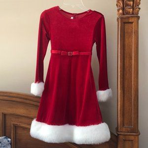 Girl's Christmas Santa dress (Girls Sz 8)